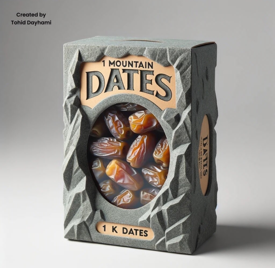 Dates Packaging - Stone / Mountain