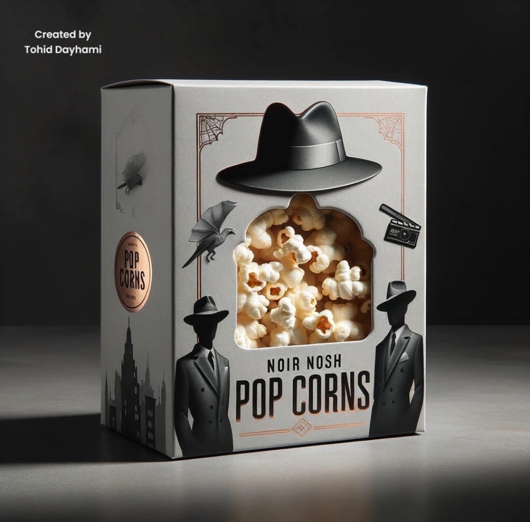 Popcorn Packaging - Noir Style
